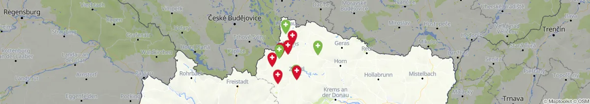 Map view for Pharmacies emergency services nearby Großdietmanns (Municipality, Niederösterreich) (19)